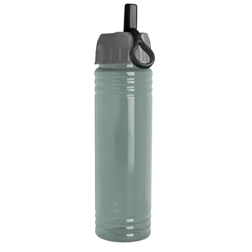 Main photo of Garyline® Slim Fit Rpet Bottle With Ring Straw Lid   24 Oz.