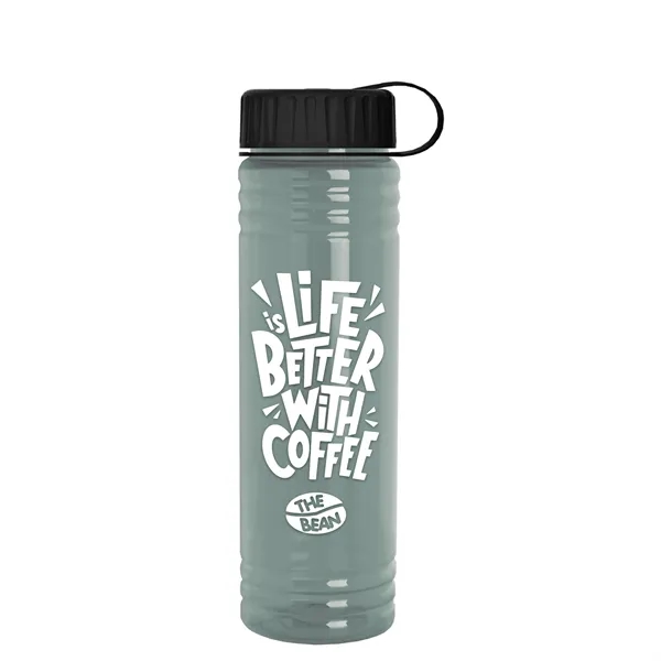 Glacier Blue color option for Garyline® Slim Fit Rpet Bottle With Tethered Lid   24 Oz.