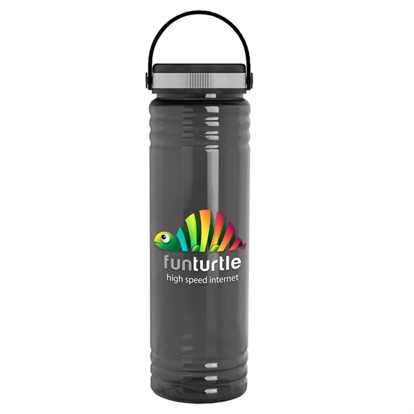 Smoke color option for Garyline® Slim Fit Rpet Bottle With Grip Lid   24 Oz.