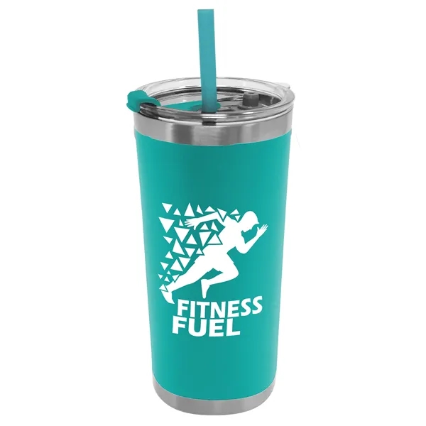 Teal color option for Garyline® Insulated Stainless Steel Tumbler With Straw   ...