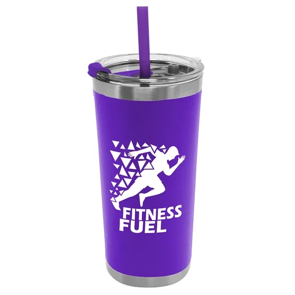 Violet color option for Garyline® Insulated Stainless Steel Tumbler With Straw   ...