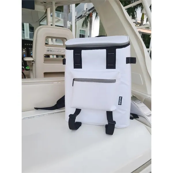 White color option for Koozie® Olympus Mid Size Backpack Cooler