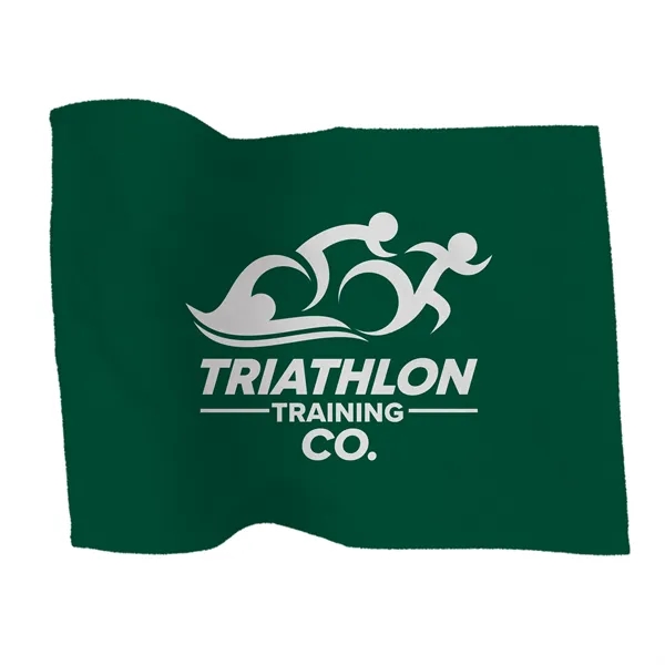 Green color option for Garyline® 15" X 18" Rally Towel