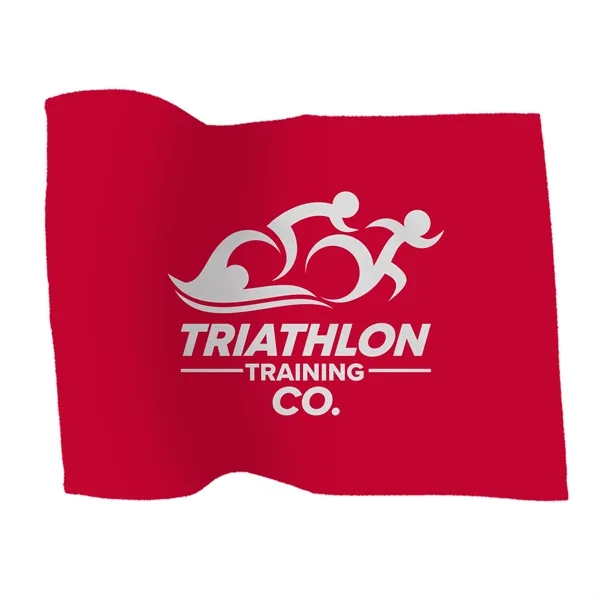 Red color option for Garyline® 15" X 18" Rally Towel