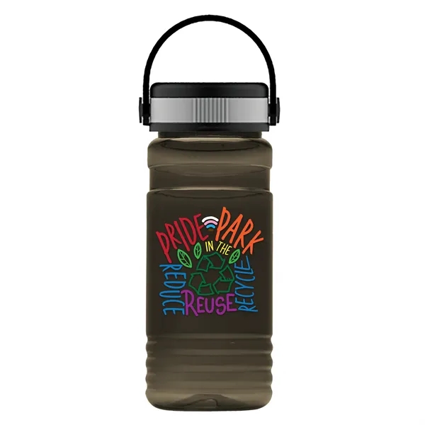 Smoke color option for Garyline® Rpet Bottle With Grip Lid   20 Oz.