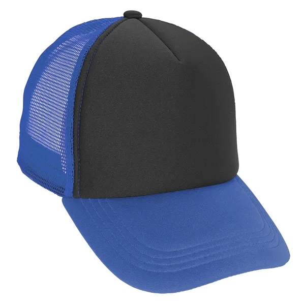 Black/Blue color option for Foam Trucker Cap