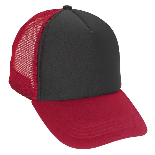 Black/Red color option for Foam Trucker Cap