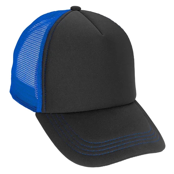 Black/Royal color option for Foam Trucker Cap