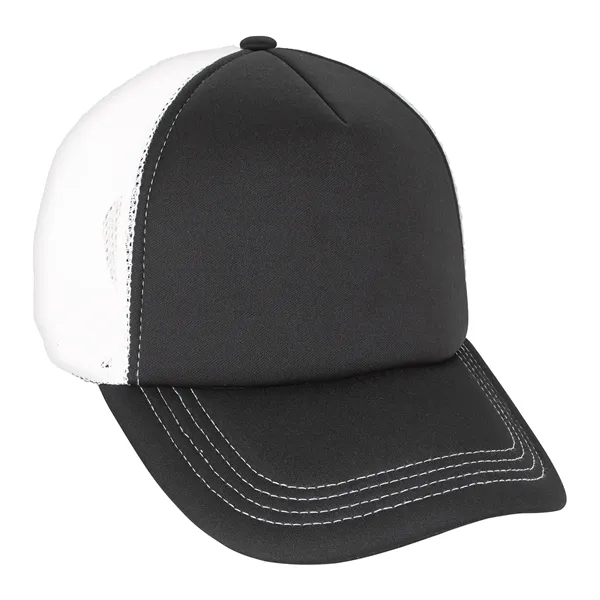 Black/White color option for Foam Trucker Cap