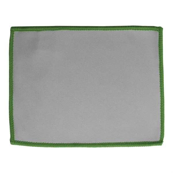Ash Gray/Dark Green color option for Toddy® Gear 5" X 7" The Original Smart Cloth Premium Micr...