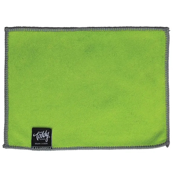 Light Green/Charcoal color option for Toddy® Gear 5" X 7" The Original Smart Cloth Premium Micr...