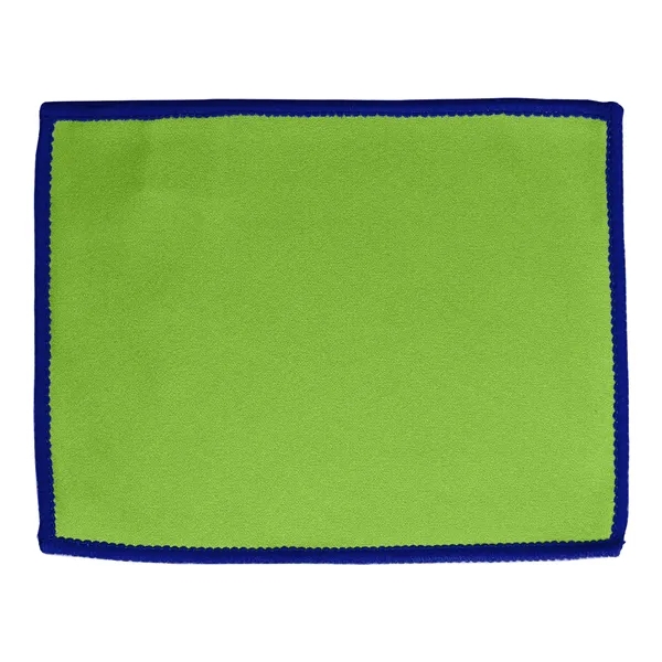 Light Green/Royal Blue color option for Toddy® Gear 5" X 7" The Original Smart Cloth Premium Micr...