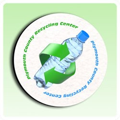 Photo of Bottle Top Recycled Tire Backed Circle Coaster