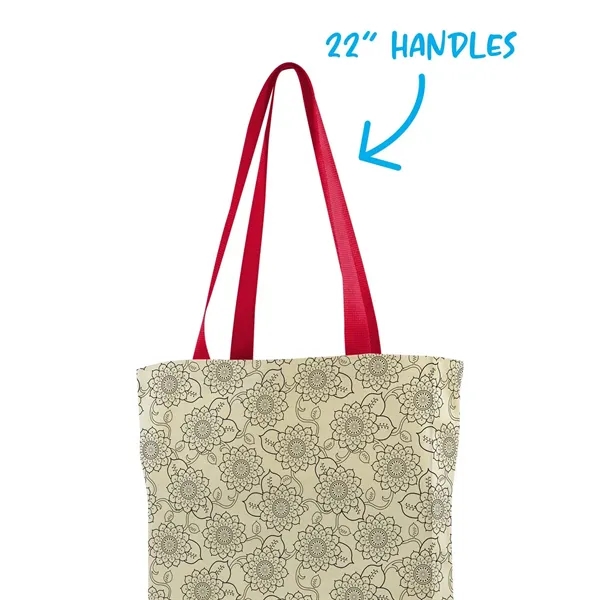 Red color option for Made To Order Gusseted Tote All Over Print