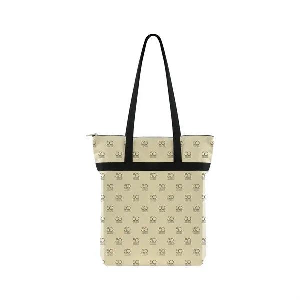 Black color option for Made To Order Zippered Tote All Over Print