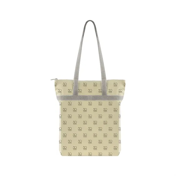 Gray color option for Made To Order Zippered Tote All Over Print