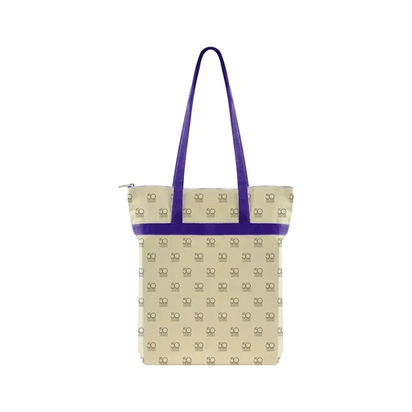 Purple color option for Made To Order Zippered Tote All Over Print