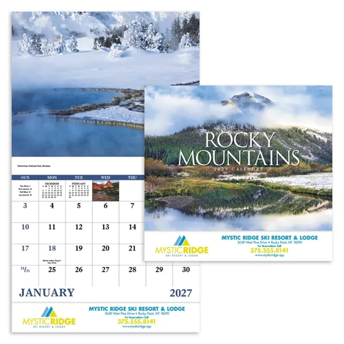 Photo of Good Value™ Rocky Mountains   Stapled Calendar