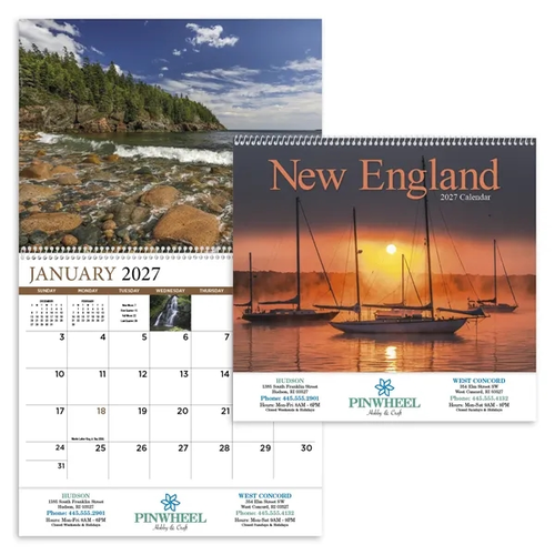 Main photo of Products New England Appointment Calendar   Spiral