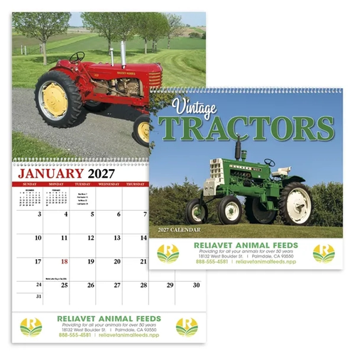 Photo of Products Vintage Tractors Appointment Calendar   Spiral