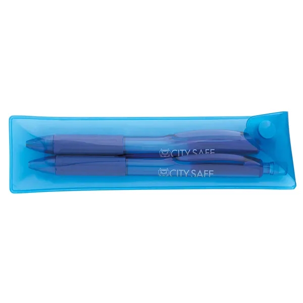 Blue color option for Good Value™ Cliff Gel Pen And Mechanical Pencil Set