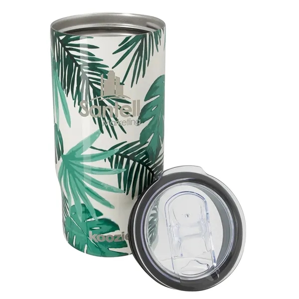 Tropical color option for Koozie® Slim Triple Patterned Vacuum Tumbler   15 Oz.