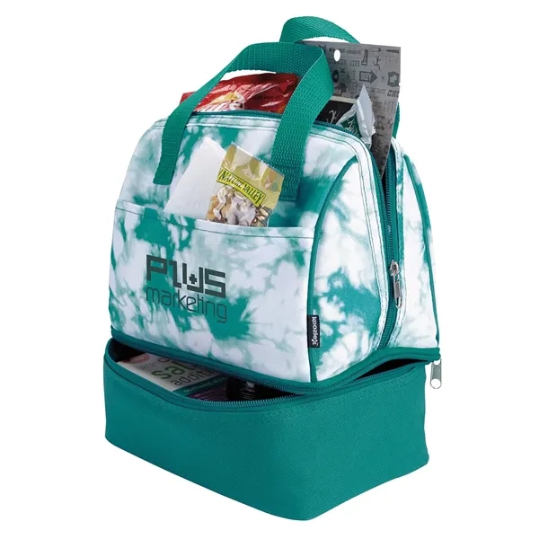 Green color option for Koozie® Tie Dye Recreation Cooler