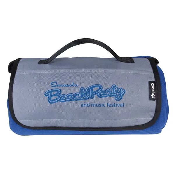 Blue color option for Koozie® Jumbo Picnic Blanket