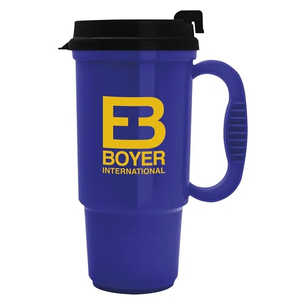 Metallic Navy Blue color option for Garyline® Commuter Auto Mug   16 Oz.