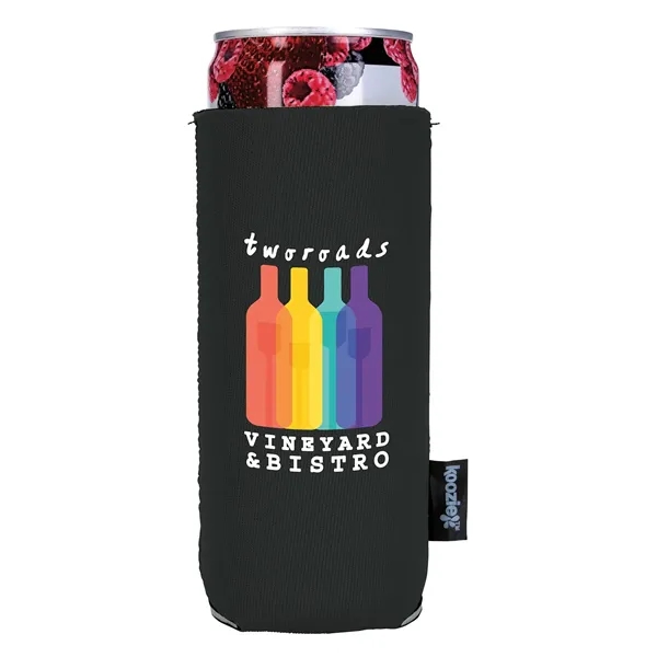 Black color option for Koozie® Slim Collapsible Neoprene Can Cooler