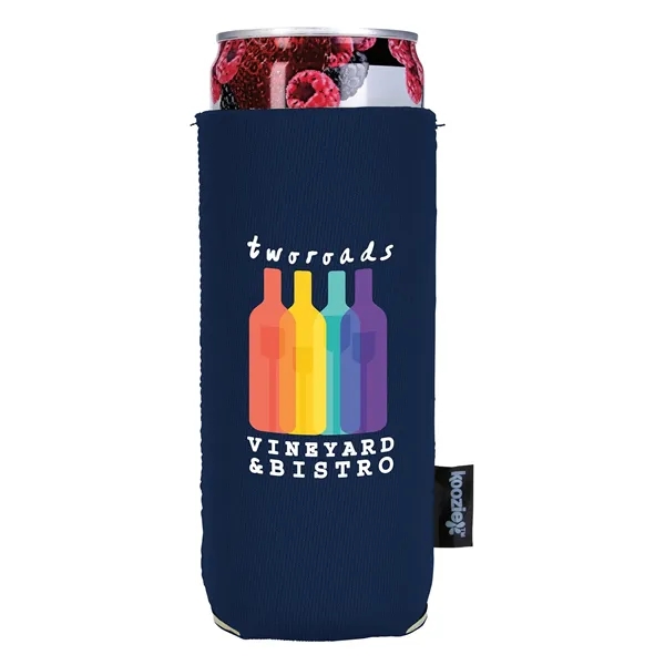 Navy color option for Koozie® Slim Collapsible Neoprene Can Cooler