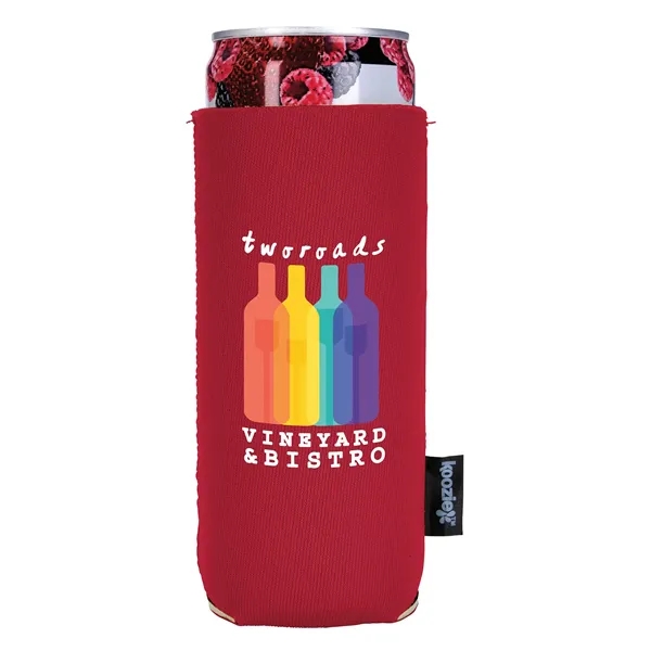 Red color option for Koozie® Slim Collapsible Neoprene Can Cooler
