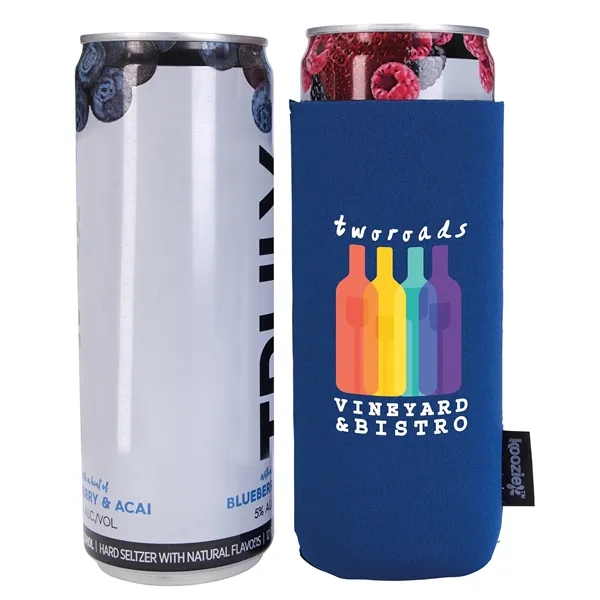 Royal color option for Koozie® Slim Collapsible Neoprene Can Cooler