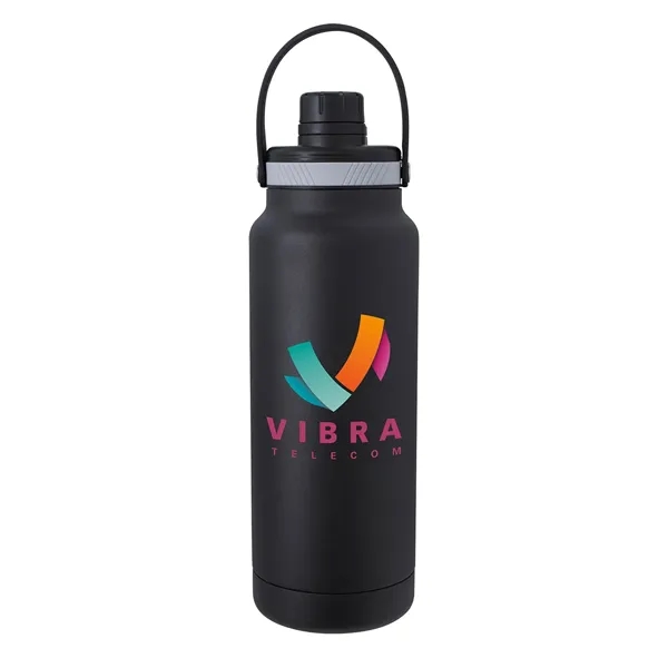 Black color option for Good Value™ Energetic Vacuum Sport Bottle With Hanger   3...