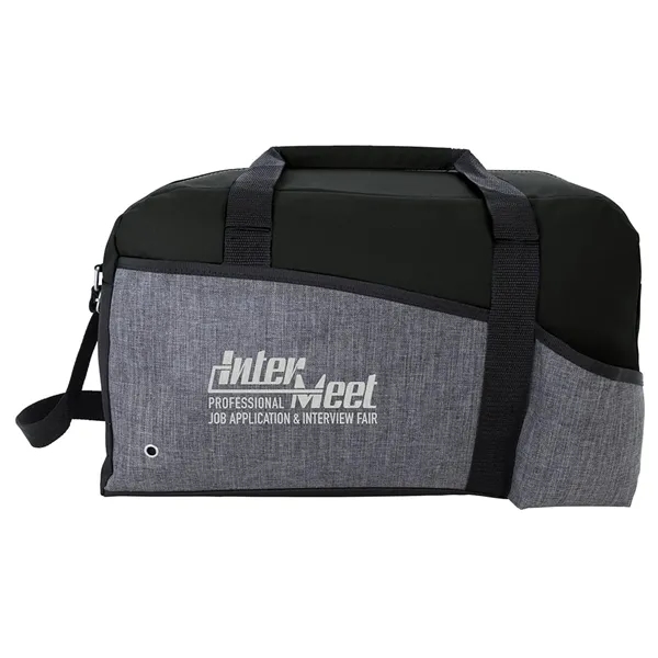 Black color option for Atchison® Two Tone Center Court Duffel