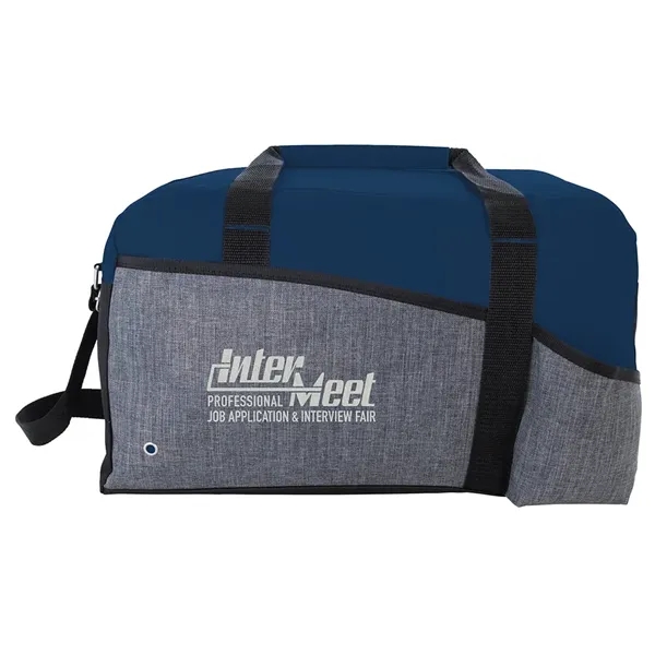 Navy color option for Atchison® Two Tone Center Court Duffel