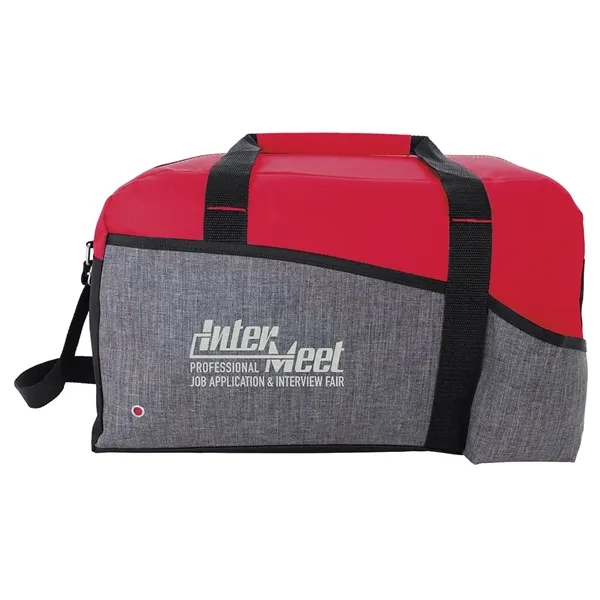 Red color option for Atchison® Two Tone Center Court Duffel