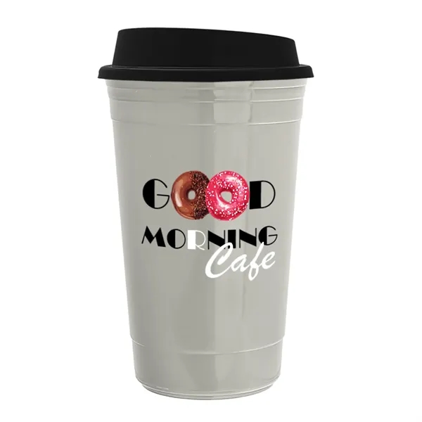 Eco Gray color option for Garyline® Travel Recycled Insulated Cup   16 Oz.