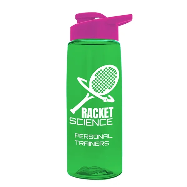 Translucent Green color option for Garyline® Flair Tritan® Renew Bottle With Drink Thru Lid ...