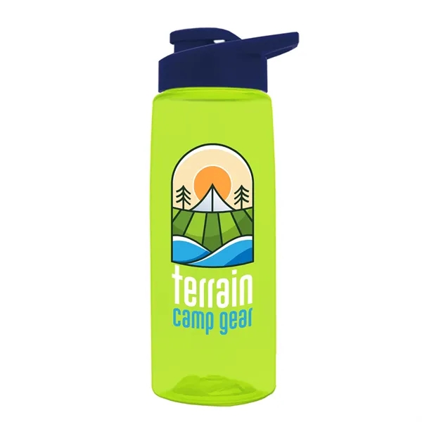 Translucent Lime color option for Garyline® Flair Tritan® Renew Bottle With Drink Thru Lid ...