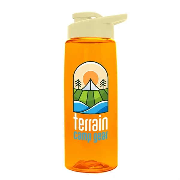 Translucent Orange color option for Garyline® Flair Tritan® Renew Bottle With Drink Thru Lid ...