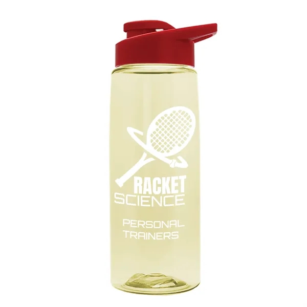Translucent Pastel Yellow color option for Garyline® Flair Tritan® Renew Bottle With Drink Thru Lid ...