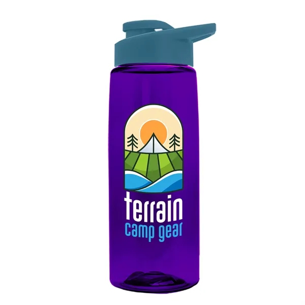 Translucent Violet color option for Garyline® Flair Tritan® Renew Bottle With Drink Thru Lid ...