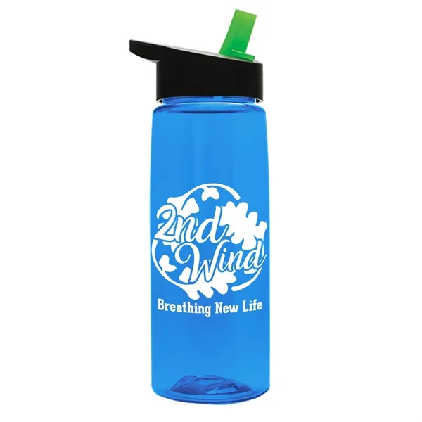 Translucent Blue color option for Garyline® Flair Tritan® Renew Bottle With Flip Straw Lid ...