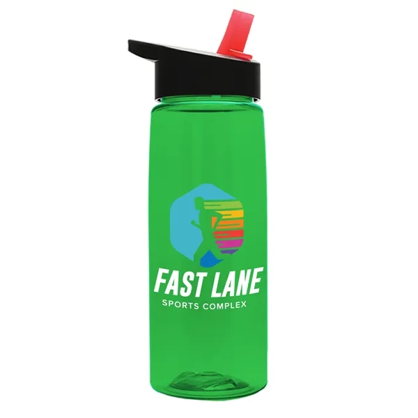 Translucent Green color option for Garyline® Flair Tritan® Renew Bottle With Flip Straw Lid ...