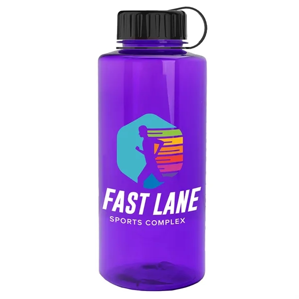 Translucent Violet color option for Garyline® Mountaineer Tritan® Renew Bottle With Tethered ...