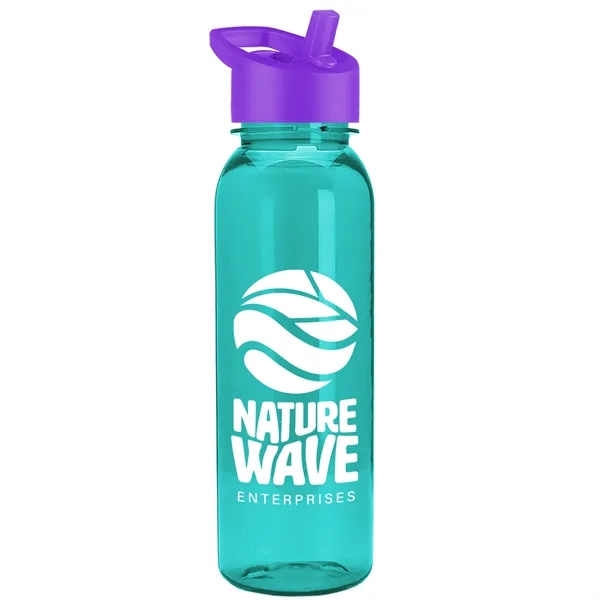Translucent Teal color option for Garyline® Outdoorsman Tritan® Renew Bottle With Flip Stra...