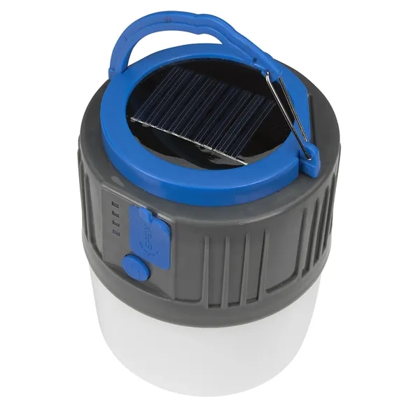 Cool Gray 11/Royal color option for Epex® Ash Cave Solar Camping Lantern