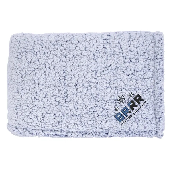 Blue color option for Frosted Soft Sherpa Blanket