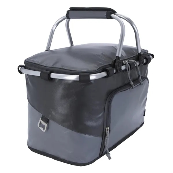 Charcoal color option for The Viking Collection® Tarpaulin Picnic Tote